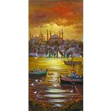 Tablosan Istanbul Tarihi Yarımada Kanvas Tablo 50x100 cm Kb16260 50x100 cm
