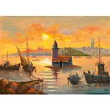 Tablosan Istanbul Tekneler Ve Kız Kulesi Kanvas Tablo 60x90 cm Kb16193 60x90 cm