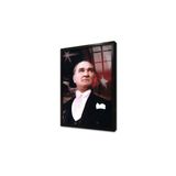 Tablosan İstikbal Göklerdedir Atatürk Çerçeveli Cam Tablo 30X40 Cm Ca02123