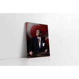 Tablosan İstikbal Göklerdedir Atatürk Kanvas Tablo 80 X 120 Cm Ka02099