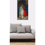 Tablosan Kaplumbağa Terbiyecisi Osman Hamdi Bey Kanvas Tablo 70x130 cm B-21-196 70x130 cm