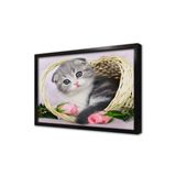 Tablosan Kedi Yavrusu Çerçeveli Mdf Tablo 20 X 30 Cm Ma32105