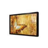 Tablosan Kelebek Soyut Çerçeveli Cam Tablo 20X30 Cm Ca18035