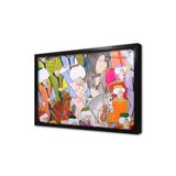 Tablosan Kraliyet Zamanı Kavuklu İnsanlar Çerçeveli Cam Tablo 30X40 Cm Cb21159
