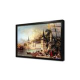 Tablosan Kuleli Askeri Lisesi Osmanlı Dönemi Çerçeveli Cam Tablo 50X70 Cm Cb21137