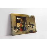 Tablosan Kumaş Satıcısı Kanvas Tablo 40 X 50 Cm Kb21048