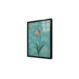 Tablosan Laleler Ebru Çerçeveli Cam Tablo 30X40 Cm Cb10092