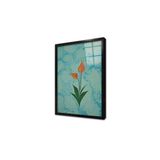 Tablosan Laleler Ebru Çerçeveli Cam Tablo 60X90 Cm Cb10093