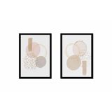 Tablosan Line Art Bey Soyut İkili Çerçeveli Mdf Tablo Seti 30 X 40 Cm Mb33160