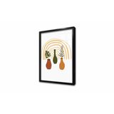 Tablosan Line Art Objeler Çerçeveli Cam Tablo 50X70 Cm Cb33017