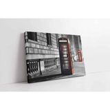 Tablosan Londra Kırmızı Kulübe Kanvas Tablo 60 X 90 Cm Ka27135