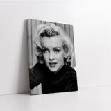 Tablosan Marliyn Monroe Siyah Beyaz Kanvas Tablo