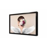 Tablosan Melek Kanatlı Kadın Çerçeveli Mdf Tablo 30 X 40 Cm Mb33021