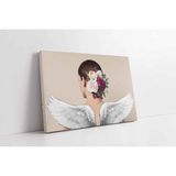 Tablosan Melek Kanatlı Kadın Kanvas Tablo 20 X 30 Cm Kb33021