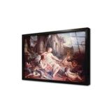 Tablosan Melekler Ve Prenses Çerçeveli Cam Tablo 60X90 Cm Cb02145