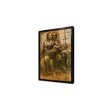 Tablosan Meryem Ana Çocuk İsa Eskiz L Da Vinci Çerçeveli Cam Tablo 60X90 Cm Cb22048