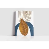 Tablosan Modern Desenler Ve Yaprak İkili Çerçeveli Cam Tablo Seti 20X30 Cm Cb33249