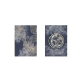 Tablosan Modern Dünya Küresi İkili Kanvas Tablo Seti 60 X 90 Cm Kb33212