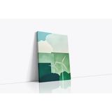 Tablosan Modern Manzara İkili Çerçeveli Cam Tablo Seti 20X30 Cm Cb33402