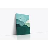 Tablosan Modern Manzara İkili Kanvas Tablo Seti 20 X 30 Cm Kb33402