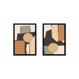 Tablosan Modern Nesneler İkili Çerçeveli Mdf Tablo Seti 30 X 40 Cm Mb33181
