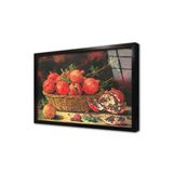 Tablosan Nar Sepeti Çerçeveli Cam Tablo 60X90 Cm Cb18031