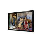 Tablosan Oryantal Resim Çerçeveli Cam Tablo 50X70 Cm Cb21328