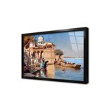 Tablosan Oryantal Resim Çerçeveli Cam Tablo 50X70 Cm Cb21359