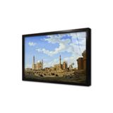 Tablosan Oryantal Resim Çerçeveli Cam Tablo 60X90 Cm Cb21319