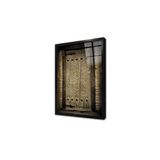 Tablosan Osmanlı Ahşap Oyma Kapı Çerçeveli Cam Tablo 30X40 Cm Ca24023