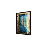 Tablosan Osmanlı Ahşap Oyma Kapı Çerçeveli Cam Tablo 30X40 Cm Ca24029