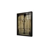 Tablosan Osmanlı Ahşap Oyma Kapı Çerçeveli Cam Tablo 50X70 Cm Ca24022