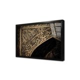 Tablosan Osmanlı Ahşap Oyma Kapı Çerçeveli Cam Tablo 60X90 Cm Ca24028