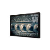 Tablosan Osmanlı Ahşap Oyma Kapı Çerçeveli Cam Tablo 60X90 Cm Ca24031