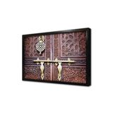 Tablosan Osmanlı Ahşap Oyma Kapı Çerçeveli Mdf Tablo 60 X 90 Cm Ma24025