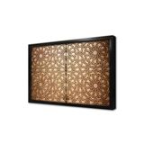 Tablosan Osmanlı Ahşap Oyma Kapı Çerçeveli Mdf Tablo 60 X 90 Cm Ma24047