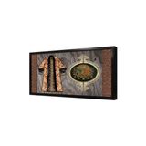 Tablosan Osmanlı Arması Ve Kaftan 1 Çerçeveli Mdf Tablo 30 X 40 Cm Mb32006