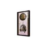 Tablosan Osmanlı Arması Ve Yeniçeri Miğferi Çerçeveli Cam Tablo 20X40 Cm Cb32001