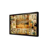Tablosan Papirüs Mısır Dönemi Çerçeveli Cam Tablo 50X70 Cm Cb12002