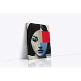 Tablosan Renkli Desenler Ve Yüzler İkili Çerçeveli Cam Tablo Seti 30X40 Cm Cb33406