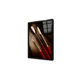 Tablosan Resim Fırçası Çerçeveli Cam Tablo 20X30 Cm Ca23107
