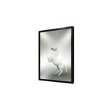 Tablosan Şaha Kalkmış At Çerçeveli Mdf Tablo 40 X 60 Cm Ma32098