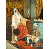Tablosan Saray Odası Sultan Ve Ayakkabıları Kanvas Tablo 75x100 cm Kb21164 75x100 cm