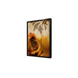 Tablosan Sarı Gül Çerçeveli Mdf Tablo 30 X 40 Cm Ma03207
