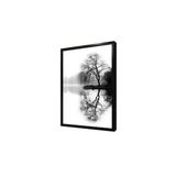 Tablosan Sarmaşıklarla Bürülü Ahşap Köprü Çerçeveli Mdf Tablo 30 X 40 Cm Ma20835