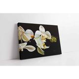Tablosan Siyah Beyaz Çiçek Kanvas Tablo 20 X 30 Cm Kb03017