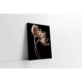 Tablosan Siyah Beyaz Çiçek Kanvas Tablo 60 X 80 Cm Kb03012