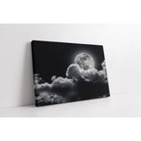 Tablosan Siyah Beyaz Gezegen Kanvas Tablo 60 X 80 Cm Ka20312