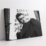 Tablosan Siyah Beyaz James Dean Kanvas Tablo