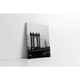 Tablosan Siyah Beyaz Manhattan Kanvas Tablo 40 X 60 Cm Ka27155